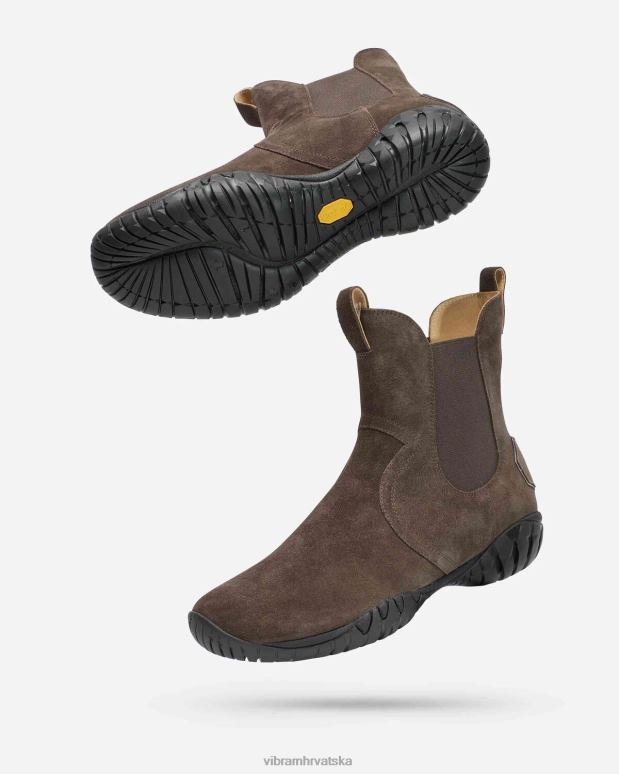 muškarci samo za mene-horse ecostep natural tamno smeđa Vibram 0LHXH54 obuća